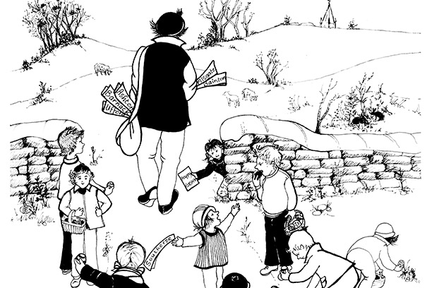 Parish News cover by Maureen Groom